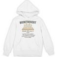 Booktrovert Definition Aesthetic Book Lovers Men Women Kids Unisex Hoodie