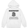 Booktrovert Definition Book Lover Bookworm Bookish Reading Unisex Hoodie