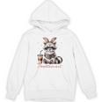 Booktrovert Raccoon Reading Book Iced Coffee Lover Unisex Hoodie Booktrovert Raccoon Reading Book Iced Coffee Lover Unisex Hoodie