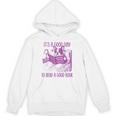 Boston Terrier Reading Book Good Day To Read a Book Unisex Hoodie