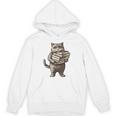 Cat Book Lover Reading Men Women Kids Unisex Hoodie