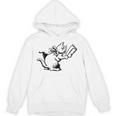 Cat Reading a Book Print Unisex Hoodie