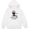Cat What ShirtCat & Books ShirtI Closed My Book To Be Here Unisex Hoodie
