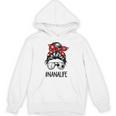 Classy Nana Life Soccer Messy Bun Baseball Mother's Day Unisex Hoodie