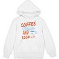 Coffee And Books I Love Them Both Vintage Retro Book Lover Unisex Hoodie