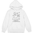 Coloring Book Style Blank Merry Christmas Tree Reindeer Unisex Hoodie Coloring Book Style Blank Merry Christmas Tree Reindeer Unisex Hoodie