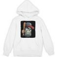 Cool Dollar Bill Guy With Cap And Baseball Costume Premium Tri-Blend Unisex Hoodie