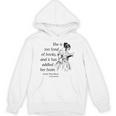 Cool Too Fond Of Books Louisa May Alcott Quote T-Shirt Unisex Hoodie