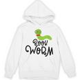 Cute Book Worm Reading Lovers Unisex Hoodie Cute Book Worm Reading Lovers Unisex Hoodie