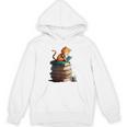 Cute Cat Lovers Book Lovers For Women And Men Unisex Hoodie