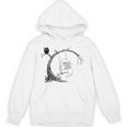Cute Ghost Swinging Reading Book Halloween Ghost Costume Unisex Hoodie Cute Ghost Swinging Reading Book Halloween Ghost Costume Unisex Hoodie