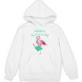 Cute Reading Is Flamazing Flamingo Book Lover Reader Unisex Hoodie