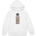 Cute Wiener Dog Dachshund Reading On Pile Of Books Unisex Hoodie