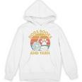 Dogs Books And Yarn Crocheting Retro Unisex Hoodie Dogs Books And Yarn Crocheting Retro Unisex Hoodie