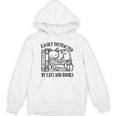 Easily Distracted By Cats And Books Shirt Cat And Book Lover Raglan Baseball Tee Unisex Hoodie