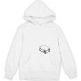 Easily Distracted By Dogs Books Reader Saying Unisex Hoodie