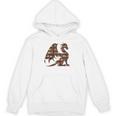 Easily Distracted By Dragons And Books Mythical Bookworm Unisex Hoodie