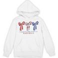 My Favorite Season Is Baseball Coquette Bow Game Day Mom Sis Unisex Hoodie My Favorite Season Is Baseball Coquette Bow Game Day Mom Sis Unisex Hoodie