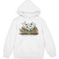 Floral Book Reading Books Flowers Growing From Book Unisex Hoodie Floral Book Reading Books Flowers Growing From Book Unisex Hoodie