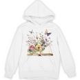 Flowers Gardening And Book Reading Lover Unisex Hoodie Flowers Gardening And Book Reading Lover Unisex Hoodie