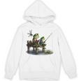 Frog Toad Fishing Vintage Classic Book Frog Unisex Hoodie