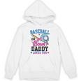 Gender Reveal Baseball Or Bows Daddy Loves You Unisex Hoodie Gender Reveal Baseball Or Bows Daddy Loves You Unisex Hoodie
