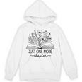 Grey Just One More Chapter Bookish Book Reading Grey Unisex Hoodie Grey Just One More Chapter Bookish Book Reading Grey Unisex Hoodie