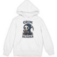 Grim Reader Dark Humor Read Book & Library Lovers Unisex Hoodie