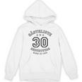 Guest List 30th Birthday 1990 Guest Book In Shirt Font Unisex Hoodie
