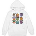 Halloween Monsters Reading Books Pattern Spooky Kawaii Anime Premium Tri-Blend Unisex Hoodie Halloween Monsters Reading Books Pattern Spooky Kawaii Anime Premium Tri-Blend Unisex Hoodie