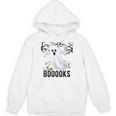 Halloween Teacher Librarian Books Reading Ghost Pun BOOOOKS For Men Women Kids Unisex Hoodie