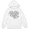 Heart Shaped Adult Coloring Book Style FashionShirt Unisex Hoodie