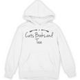Humor Cats Books And Tea Unisex Hoodie