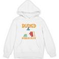 I’d Rather Be Buried In A Horror Book Spooky Skull Book Fan Unisex Hoodie