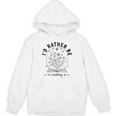 I’d Rather Be Reading Minimal Book Lover Arch Unisex Hoodie
