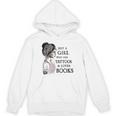 Just A Girl Who Has Tattoos And Loves Books Unisex Hoodie
