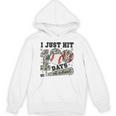 I Just Hit 100 Days Of School Camo Baseball 100 Days Smarter Unisex Hoodie