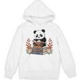 Kawaii Panda Book Lover Reading Books Panda Librarian Unisex Hoodie