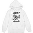 Keep Calm Drink Tea And Read Books Unisex Hoodie