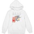 Kids Pig Elephant Reading Cute Book Lover Bookworm Boys Girls Kid Performance Unisex Hoodie