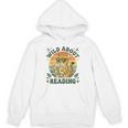 Leopard Animal Print Bookish Wild About Reading Cheetah Book Unisex Hoodie