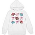 Librarian Library Books Girl Coquette Bow Pink Mom Unisex Hoodie
