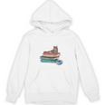 Life Is Better With Coffee Cats And Books For Cats Lover Unisex Hoodie