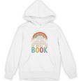 Take A Look It's In A Book Retro Reading Advocate Distressed Unisex Hoodie