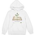 Lost In Stories Aesthetic Book And Growing Plant Tee Unisex Hoodie