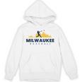 Milwaukee Baseball Minimalist City Skyline Baseball Lover Unisex Hoodie Milwaukee Baseball Minimalist City Skyline Baseball Lover Unisex Hoodie