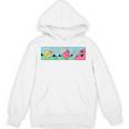 Mr Men Mr Greedy Retro Comic Book Colourful Premium Tri-Blend Unisex Hoodie