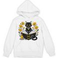 Mystic Cat With Spell Book Candle Flowers Witchcore Men Women Kids Unisex Hoodie Mystic Cat With Spell Book Candle Flowers Witchcore Men Women Kids Unisex Hoodie