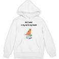 All I Need Is My Cat & Books Unisex Hoodie