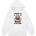 You Pawsed Here Dog Books Lovers I Paused My Book To Be Here Premium Tri-Blend Unisex Hoodie